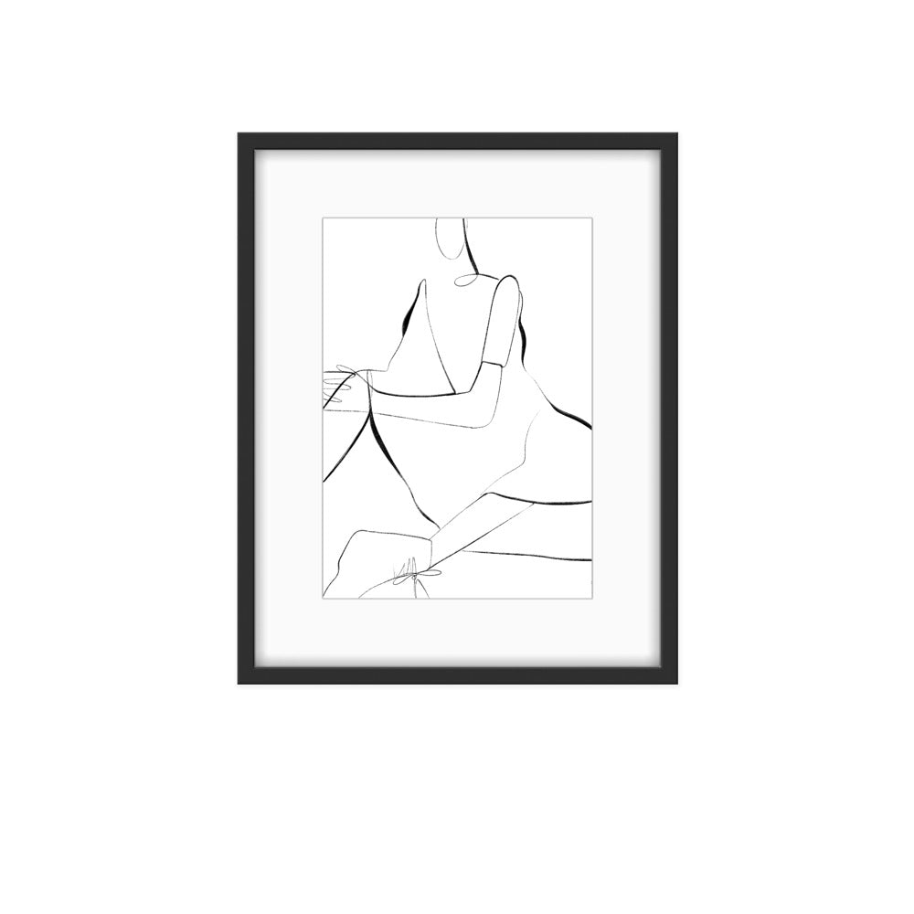 Fashion illustration outlet line drawing