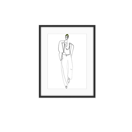 THE WALK - Fashion Illustration Print