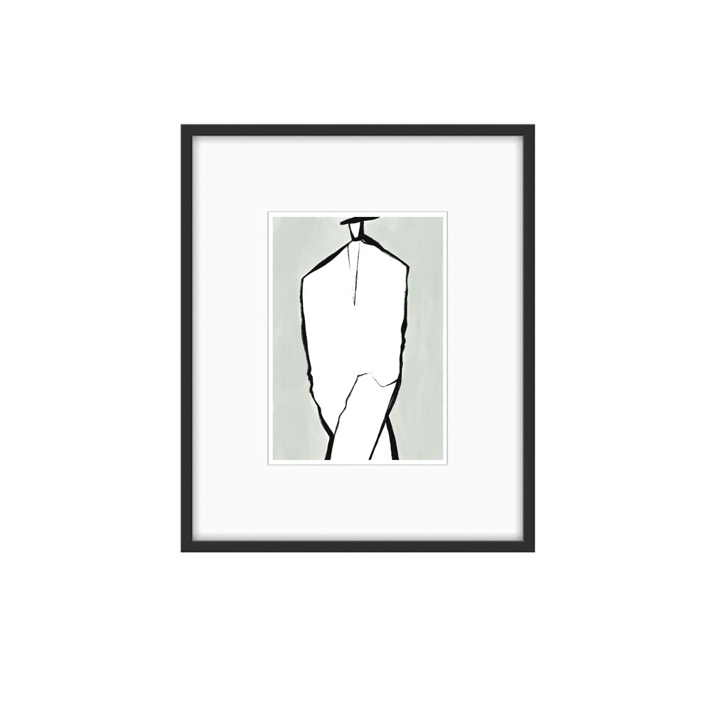 SUIT #1  - Line Fashion Illustration