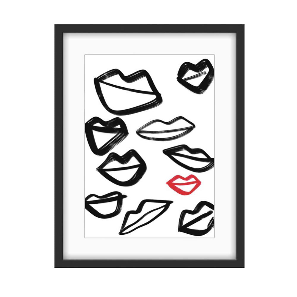 LIPS - Line Drawing Illustration