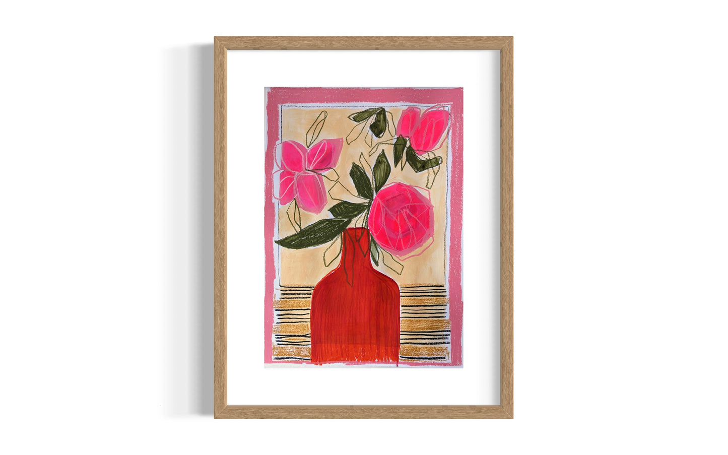 Red Vase - Original