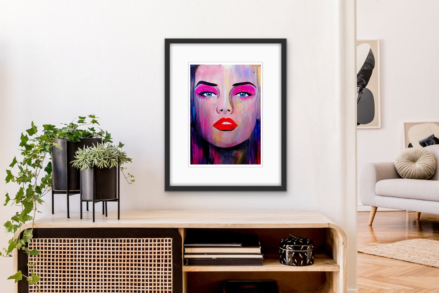 RED LIPS - Fashion Illustration Print