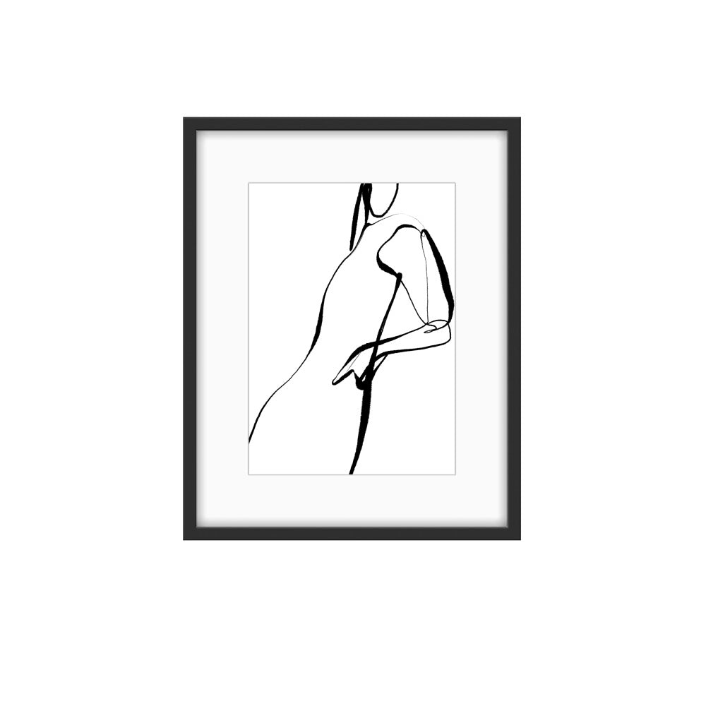 LEAN - Line Drawing Fashion Illustration